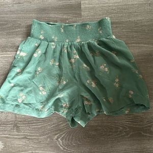 American Eagle high waist floral shorts